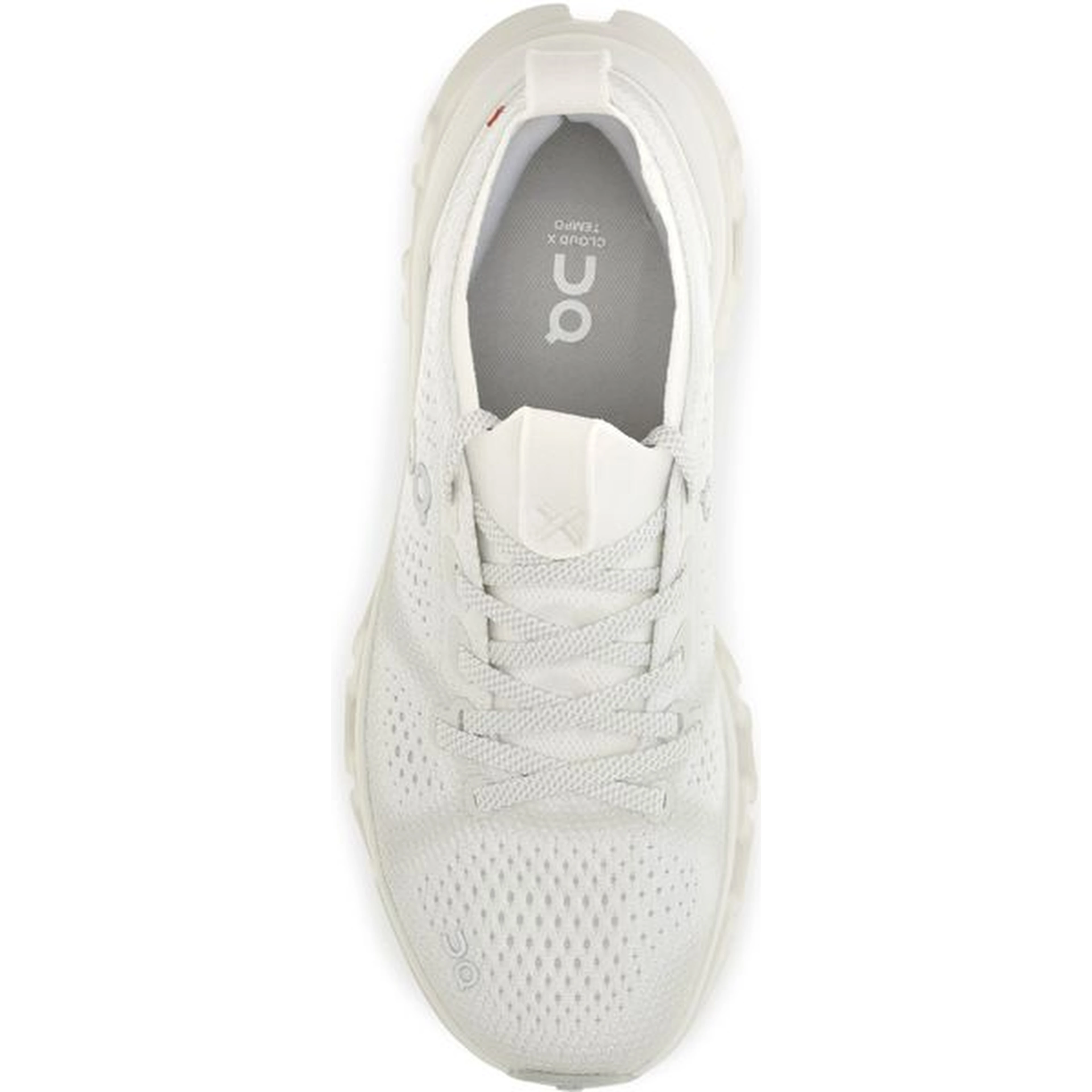 White Fabric Athletic Sneakers