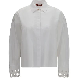 White Cotton Dress Shirt