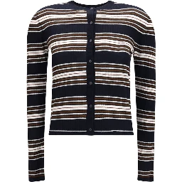 Blue Silk Cardigan