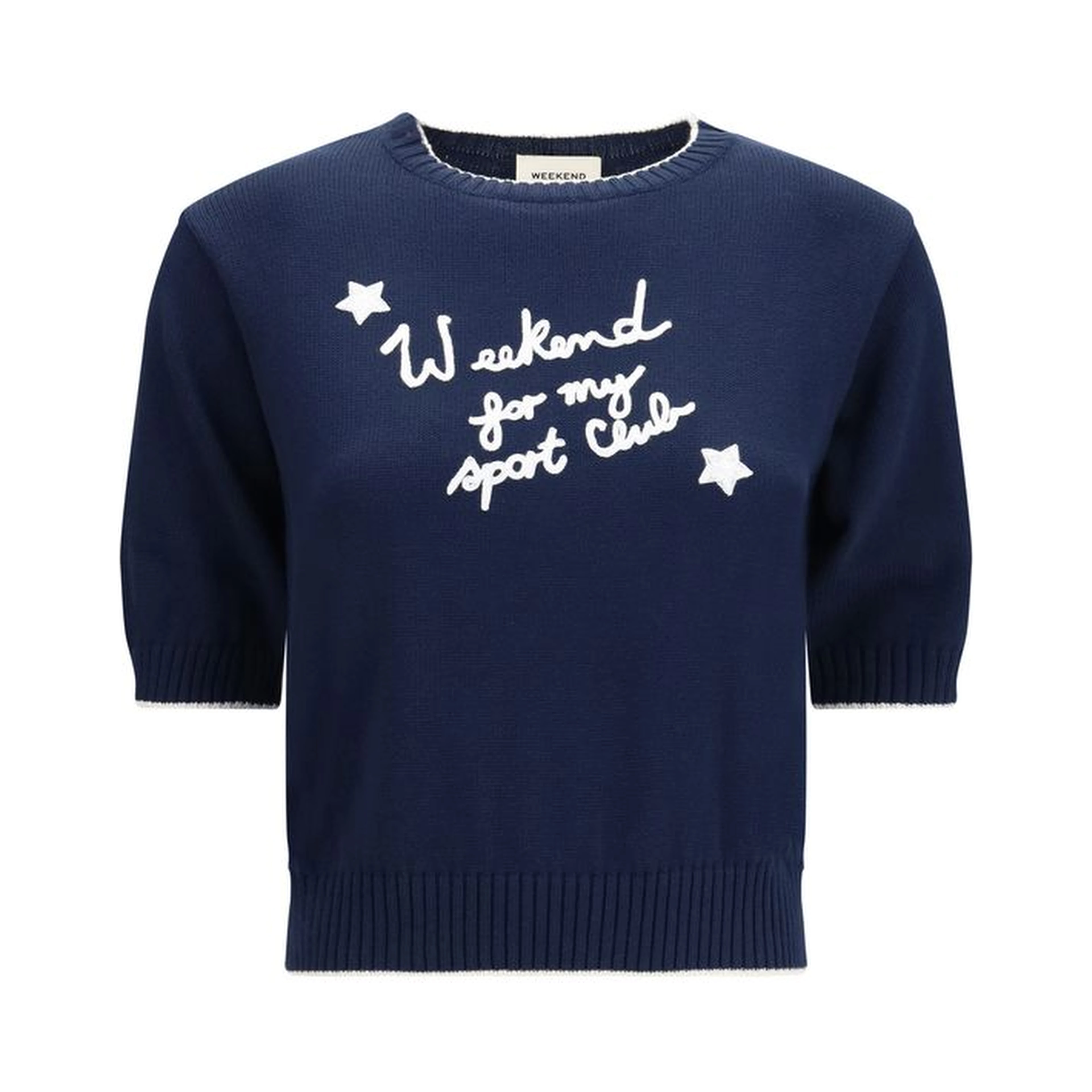 Blue Cotton Sweatshirt