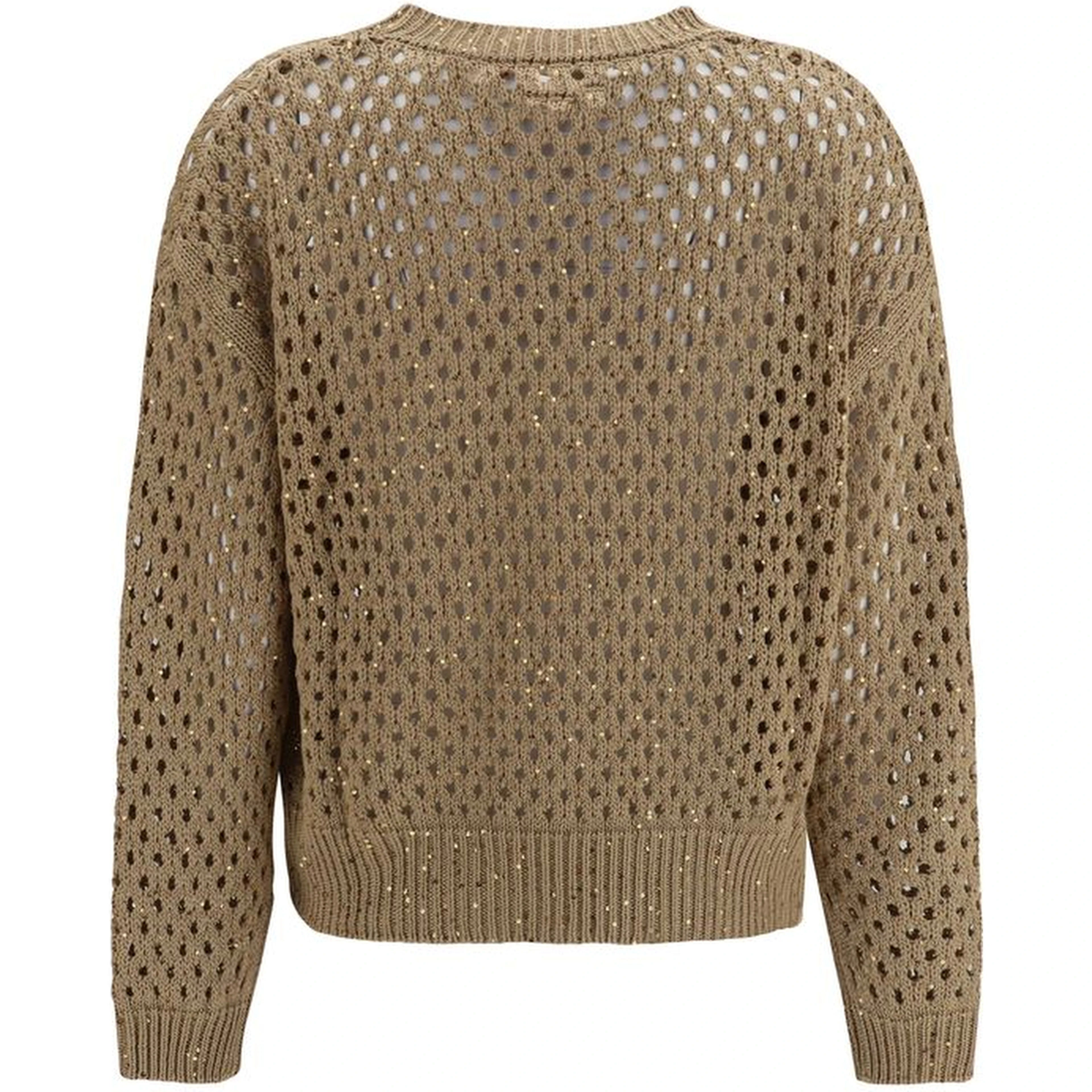 Beige Cotton Sweatshirt