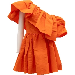 Orange Women Cocktail Dress