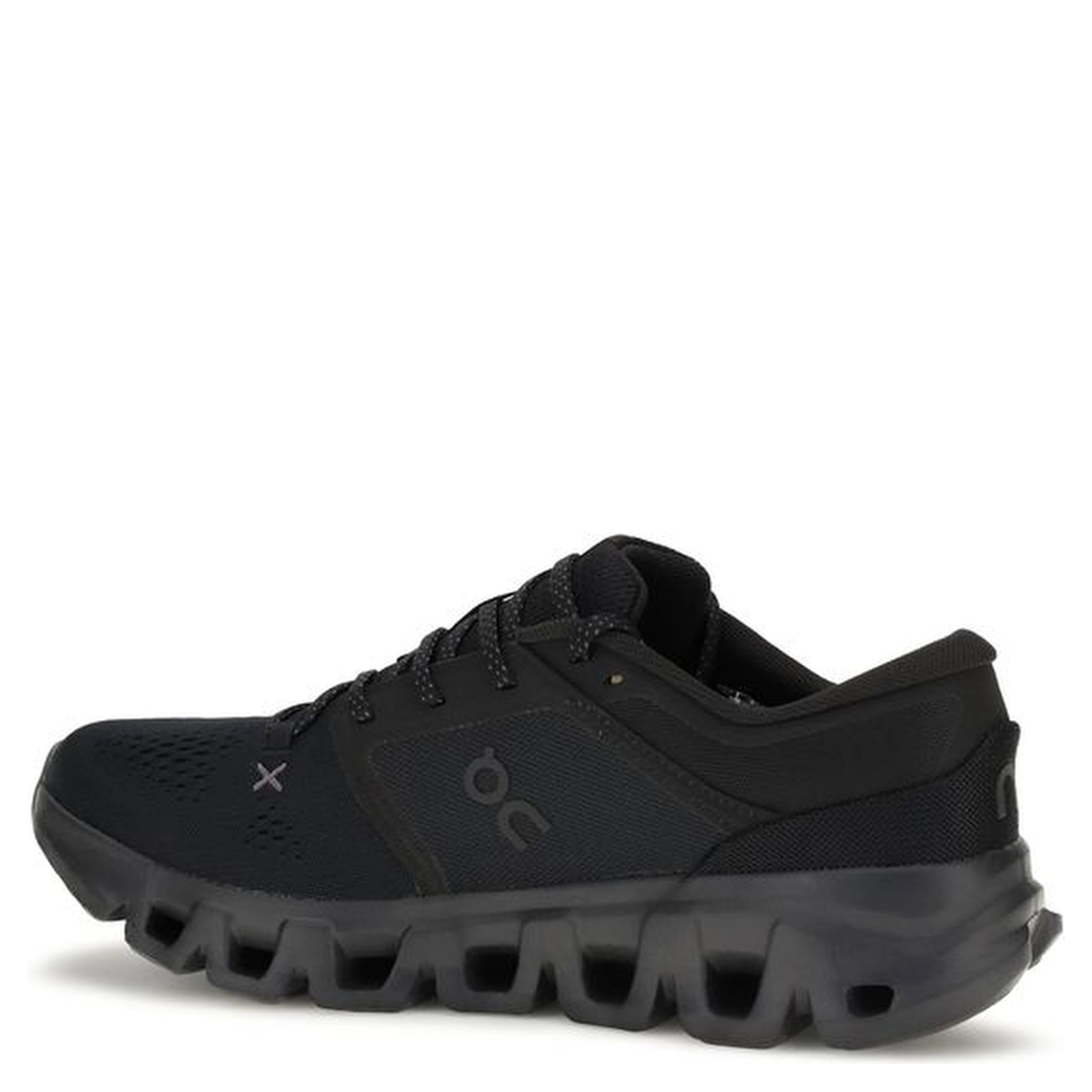 Black Fabric Athletic Sneakers