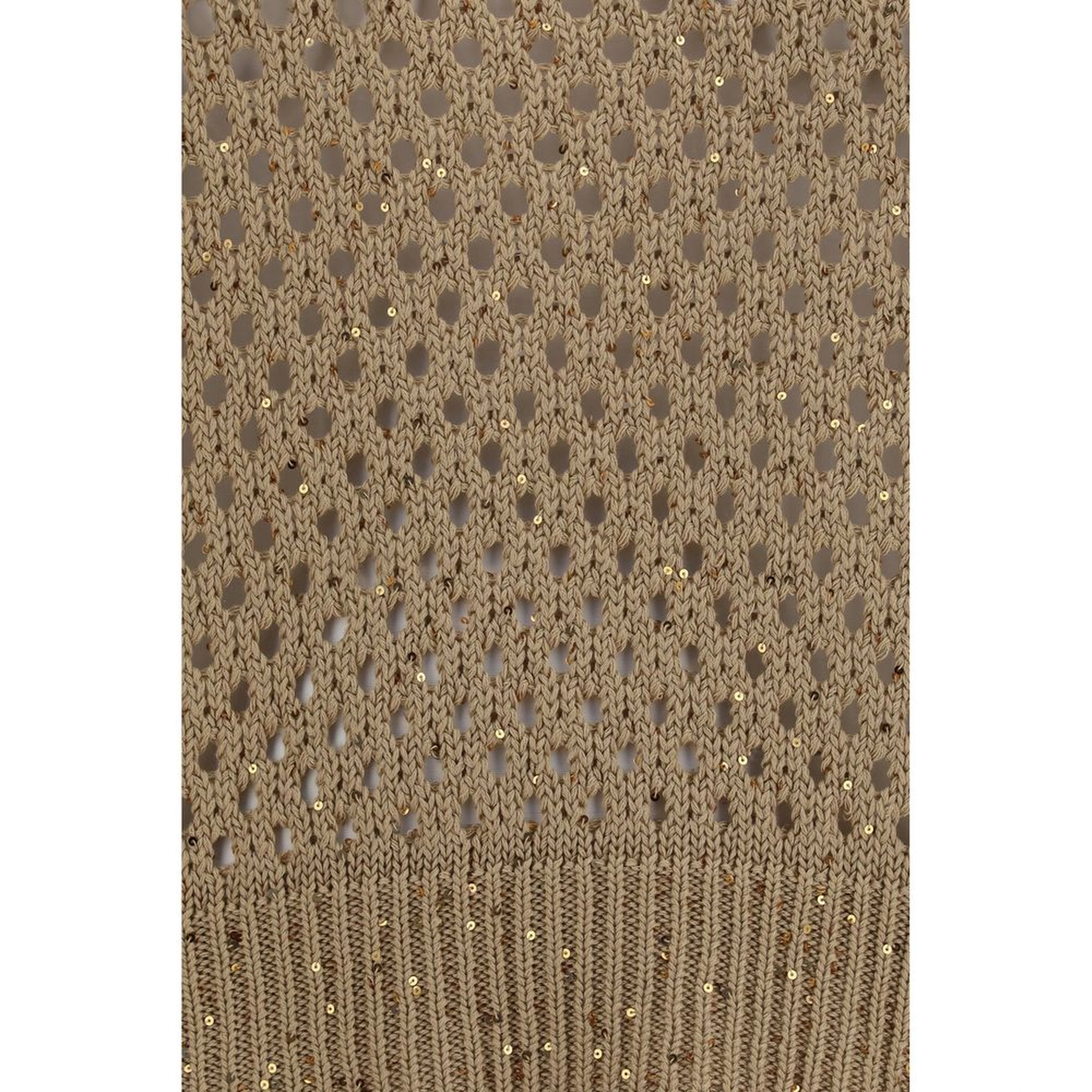 Beige Cotton Sweatshirt