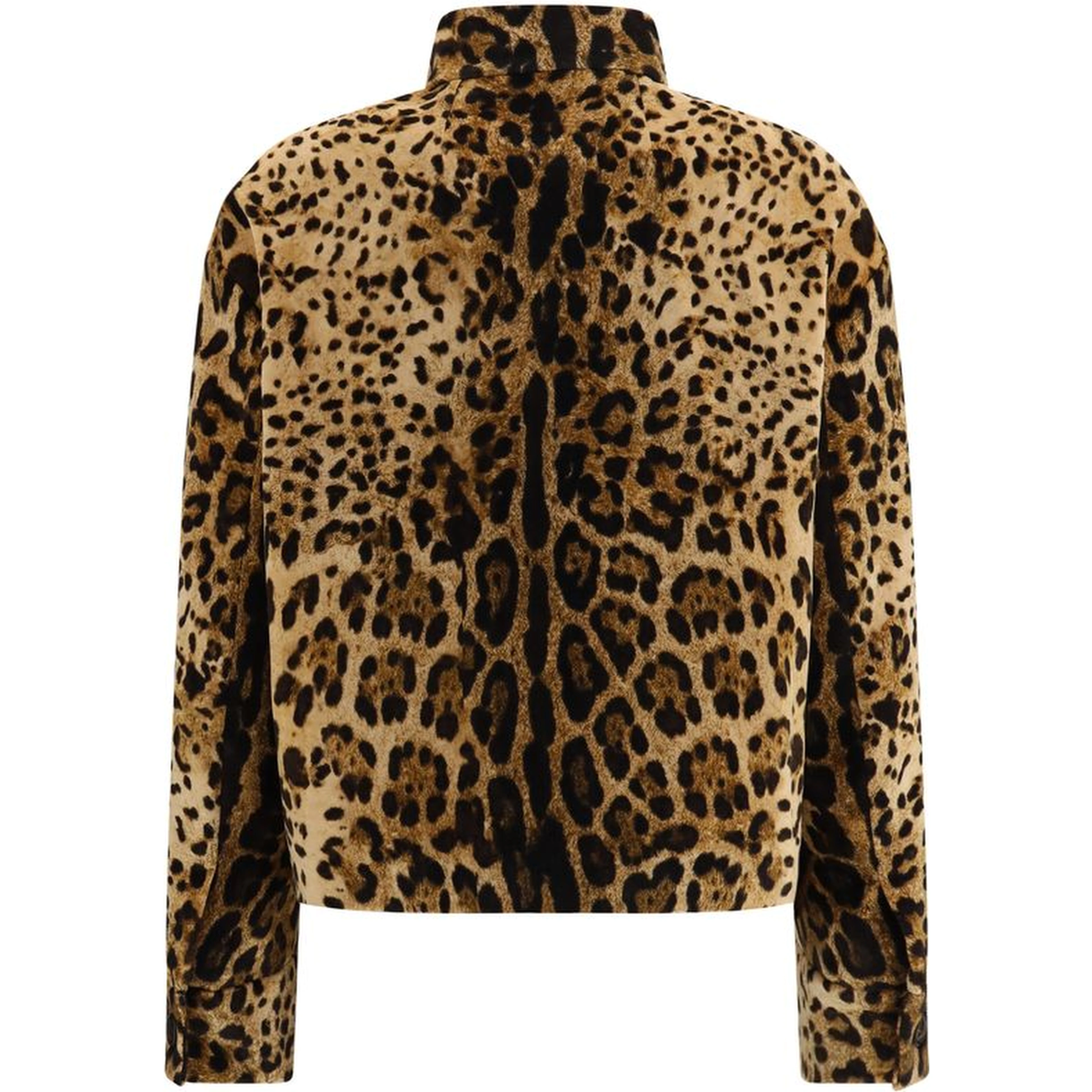 Brown Cotton Full-Length Jacket