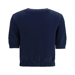 Blue Cotton Sweatshirt