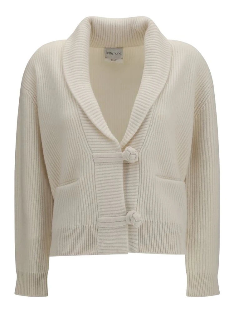 White Wool Oves Aries Cardigan