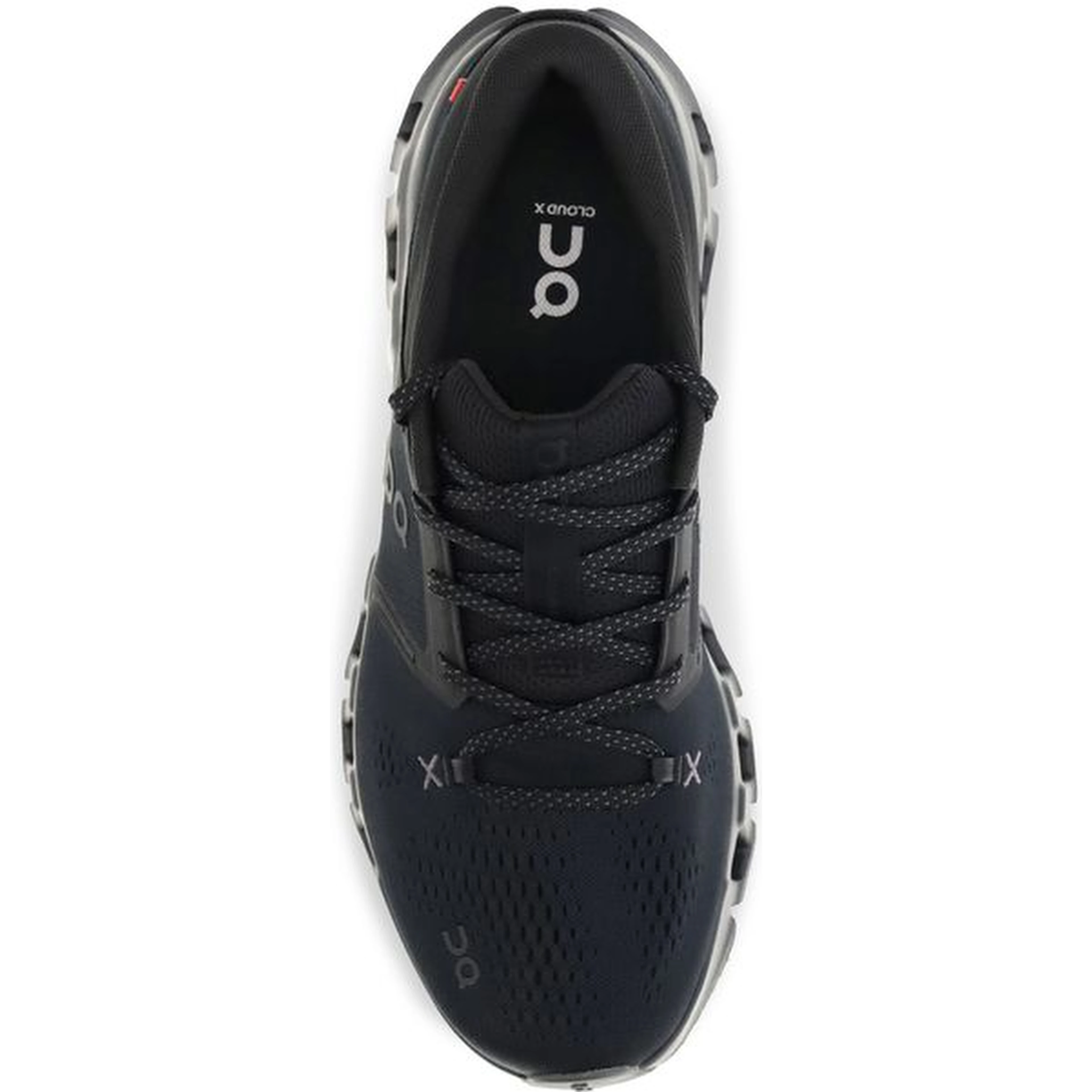 Black Fabric Athletic Sneakers