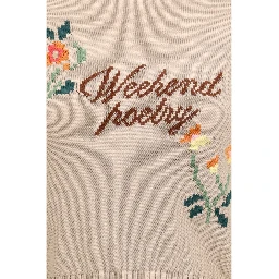 Beige Cotton Sweatshirt