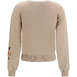 Beige Cotton Cardigan