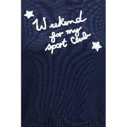 Blue Cotton Sweatshirt