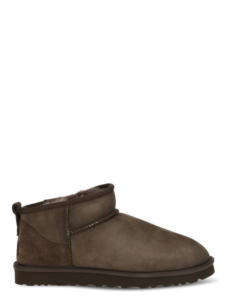Brown Leather Ankle Boots