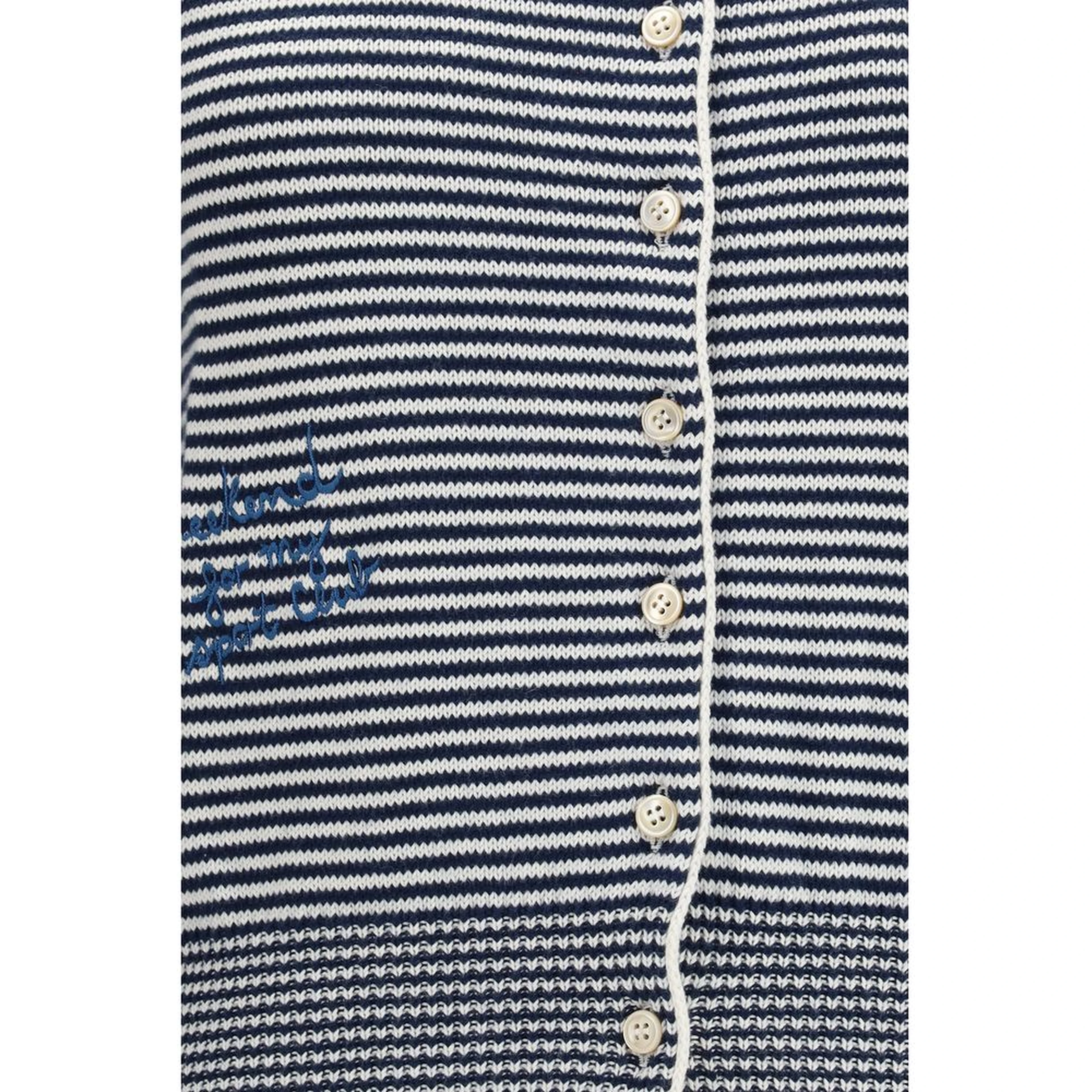 Blue Cotton Cardigan