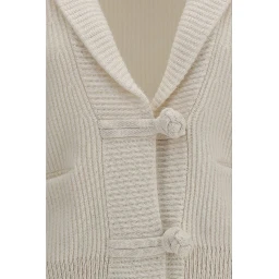 White Wool Oves Aries Cardigan