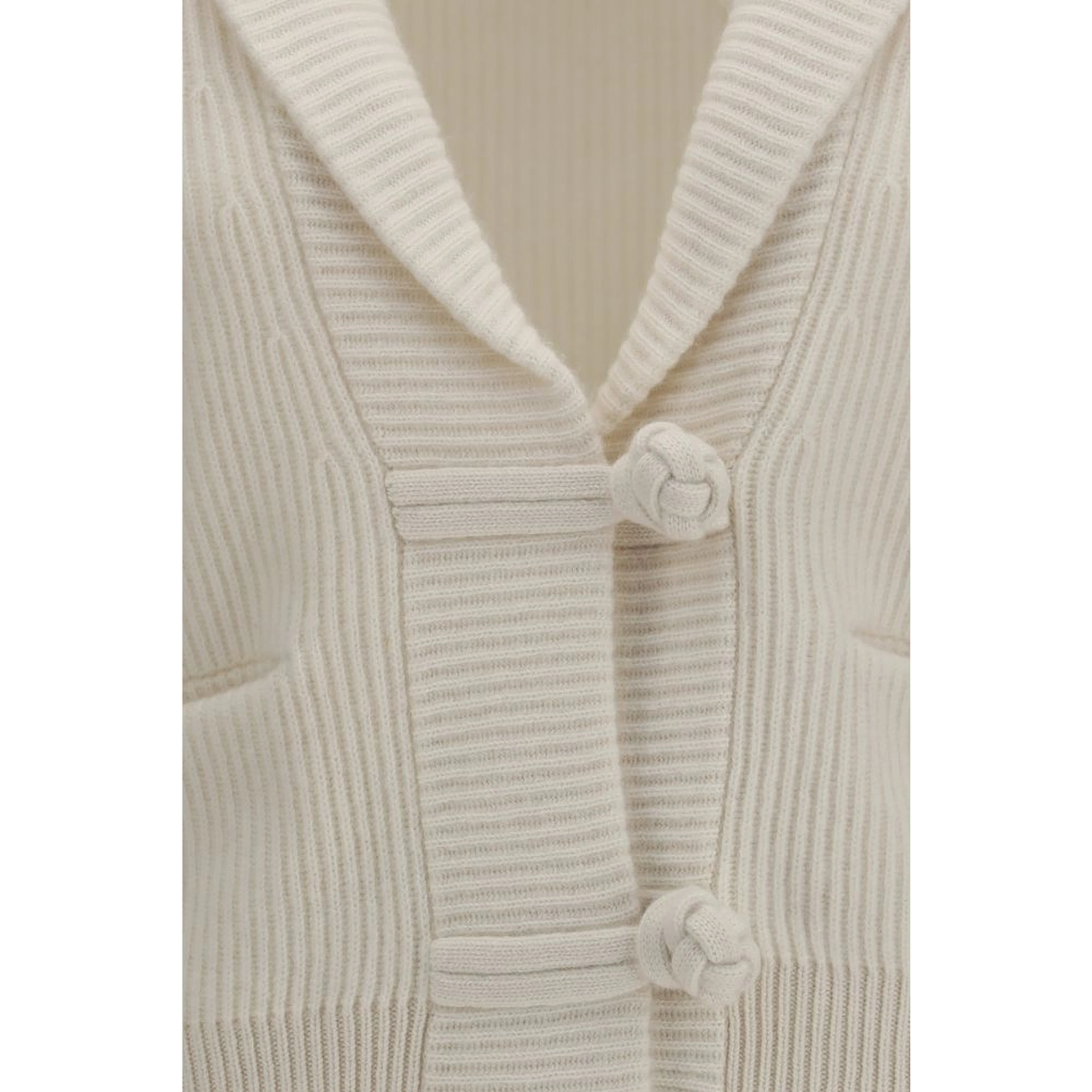 White Wool Oves Aries Cardigan