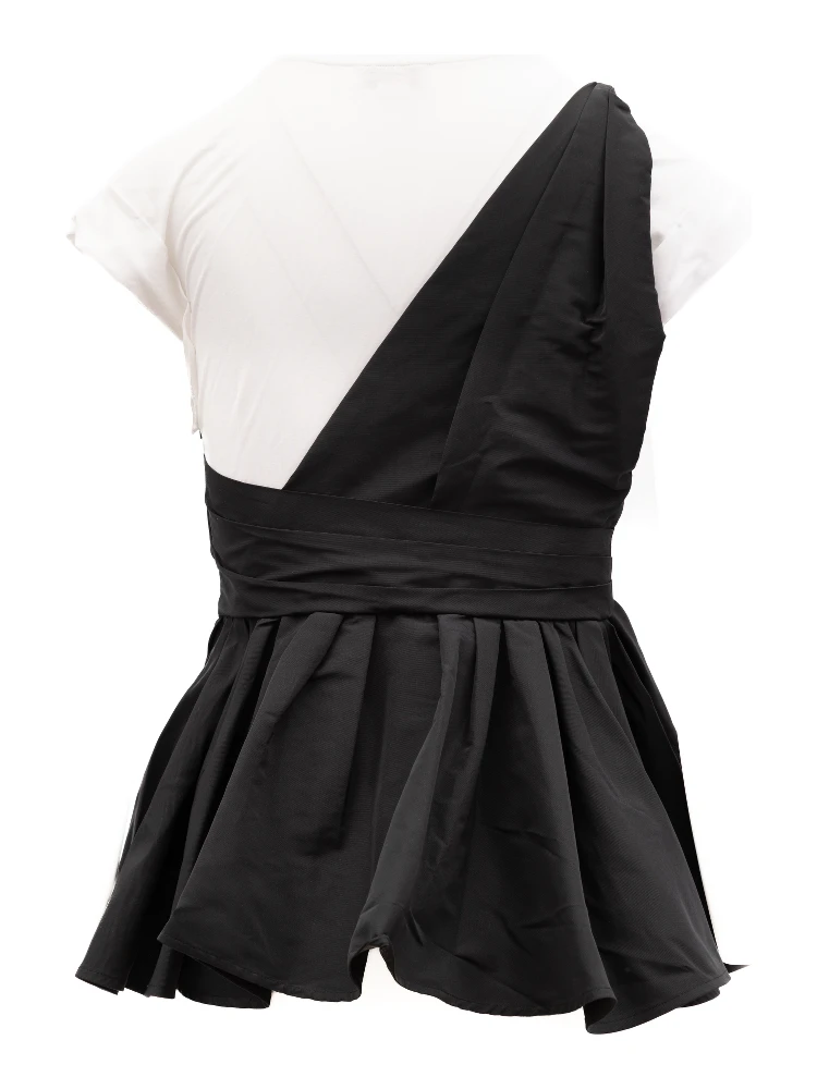 Black Women Polyester Top