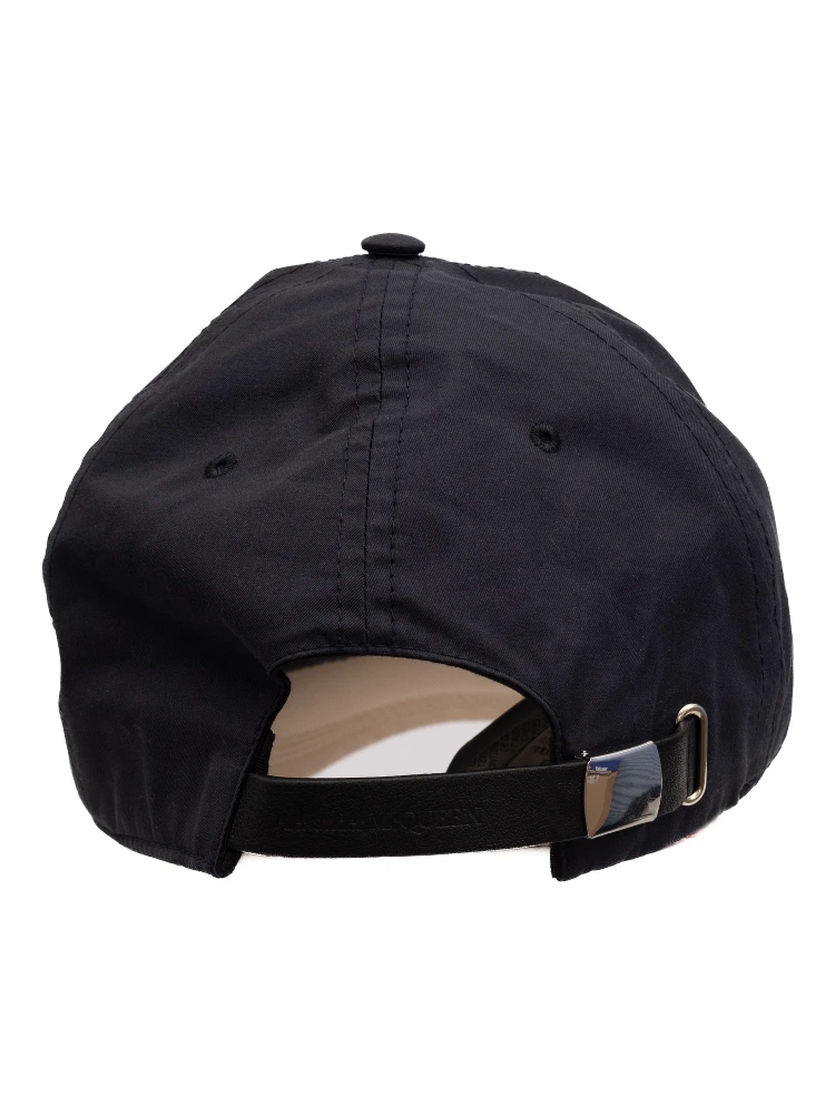 Black and Red Women Cap