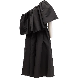 Black Women Acetate Dress
