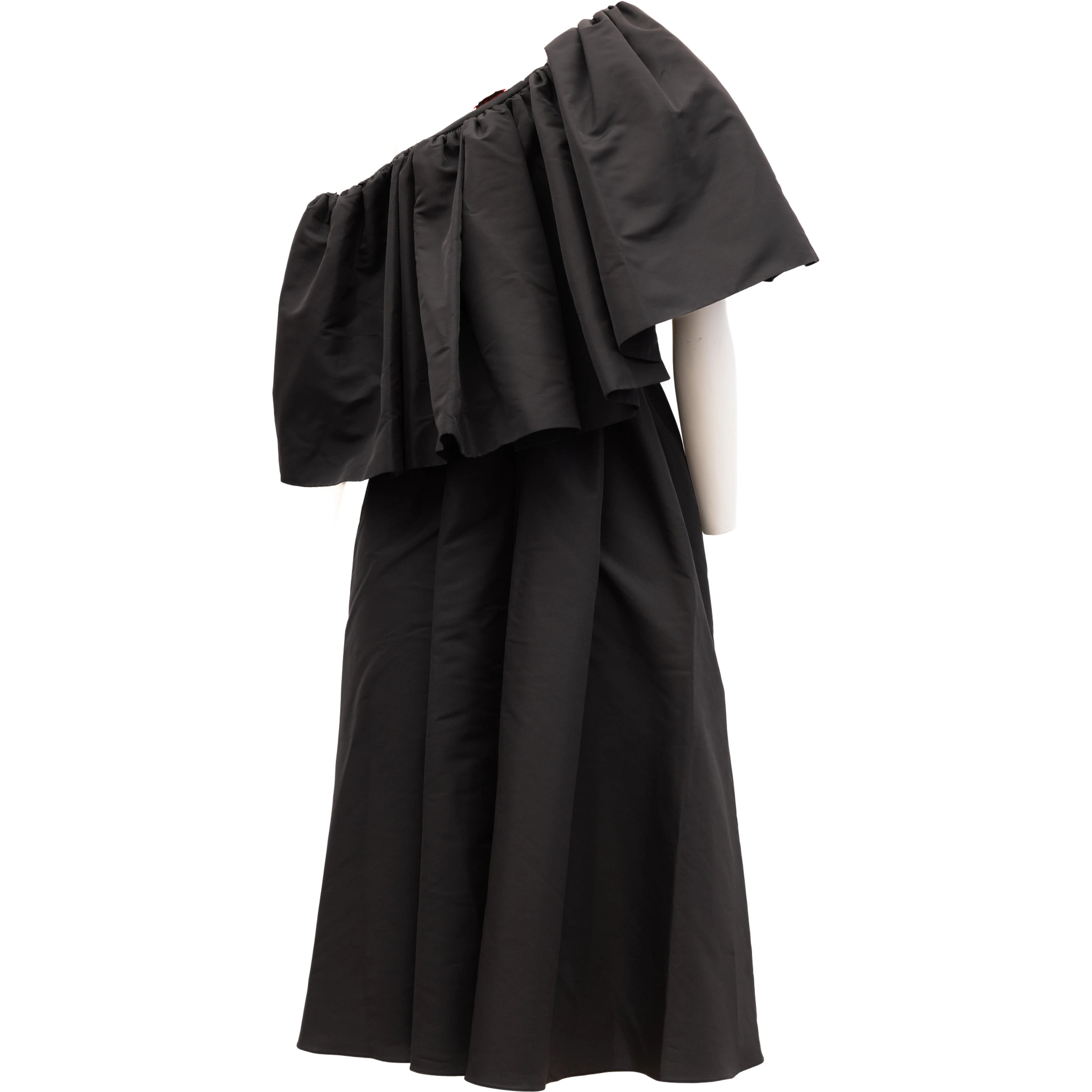 Black Women Acetate Dress