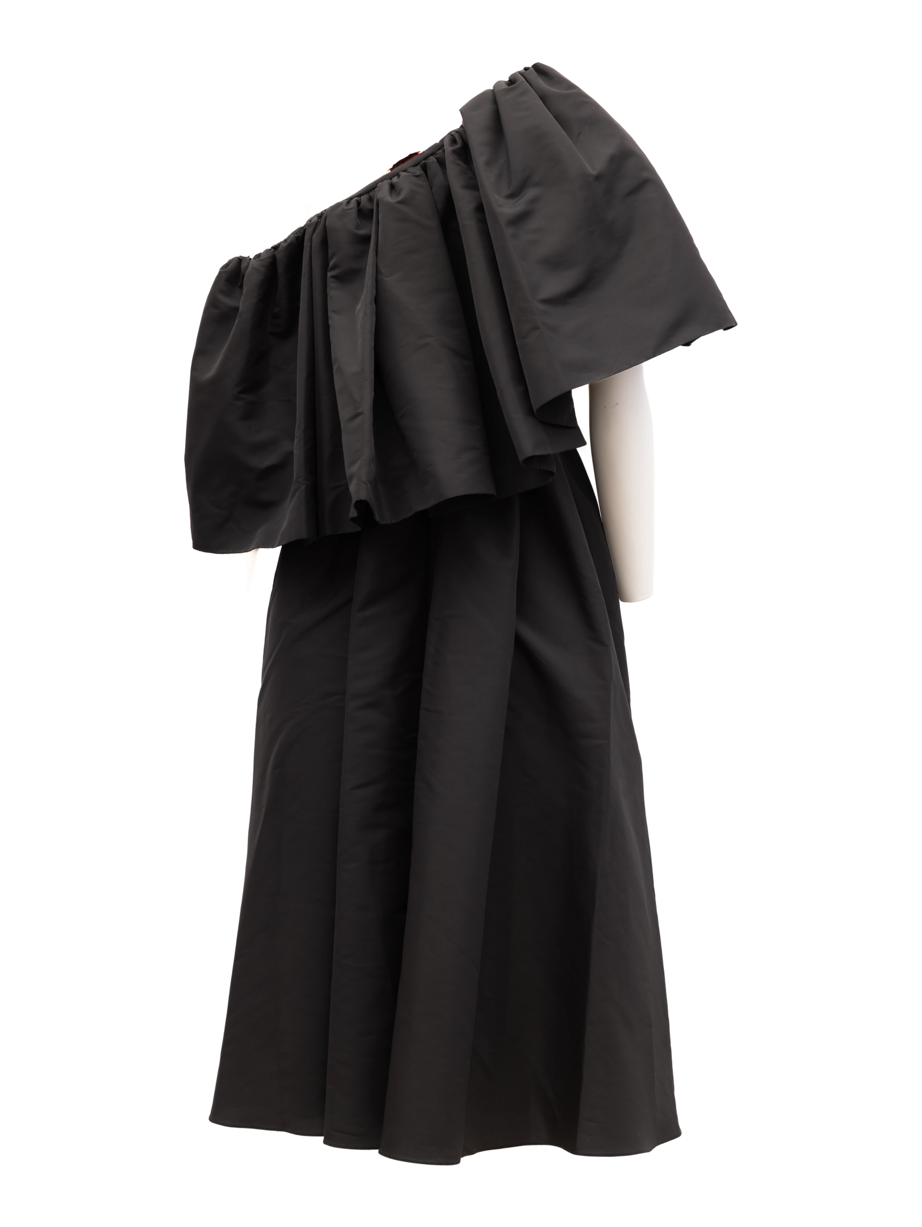 Black Women Acetate Dress