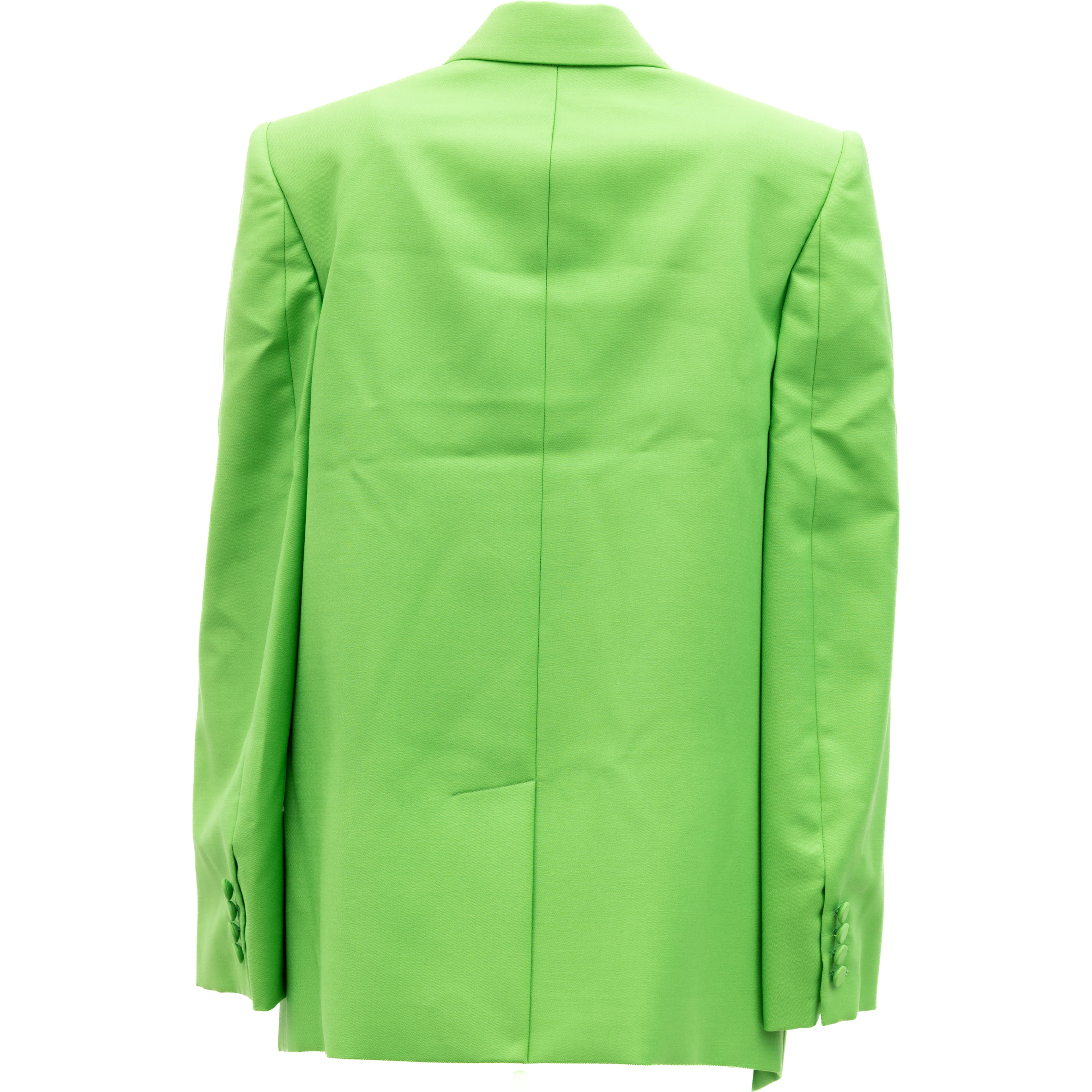Green Women Wool Blazer