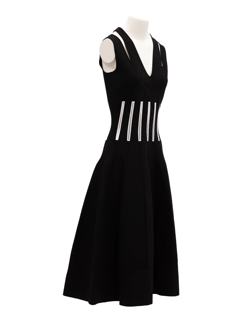 Black Women Viscose Dress