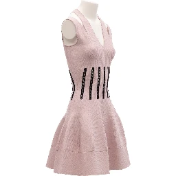 Pink Women Viscose Dress