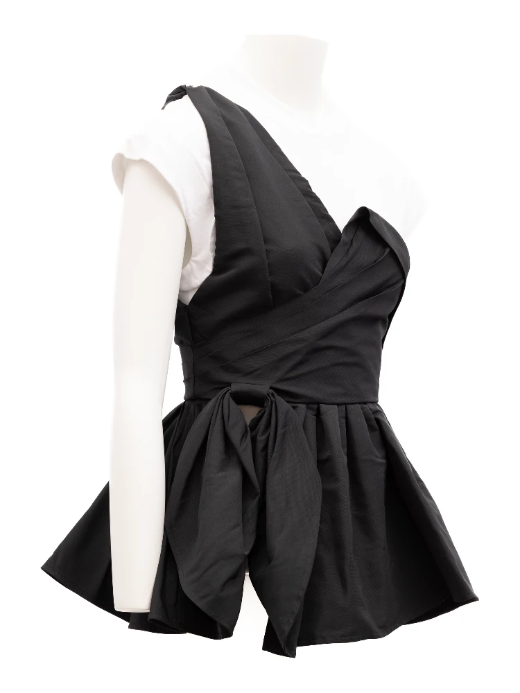 Black Women Polyester Top alternative