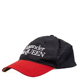 Black and Red Women Cap