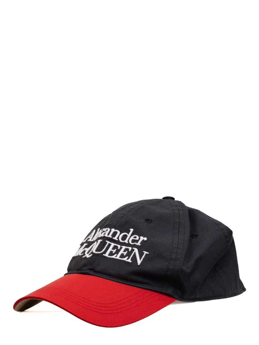 Black and Red Women Cap
