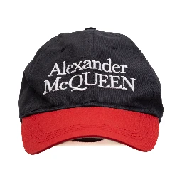 Black and Red Women Cap