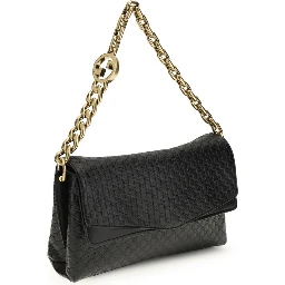 Black Calf Leather Bos Taurus Handbag