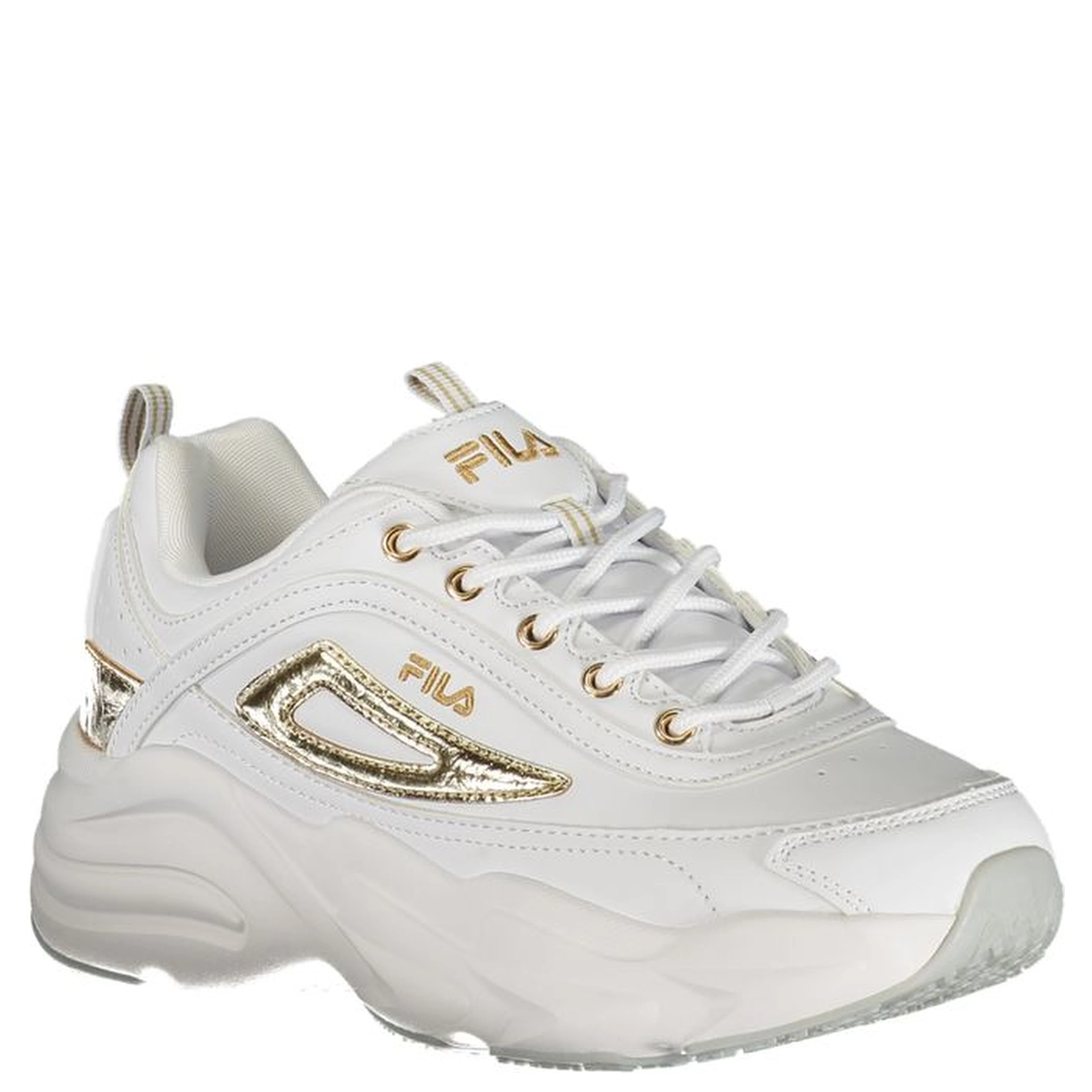 White Polyester Women Sneaker