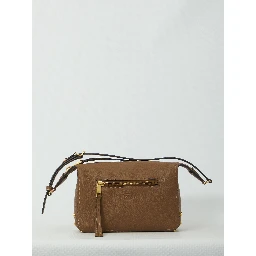 Metal Dots mini leather bag
