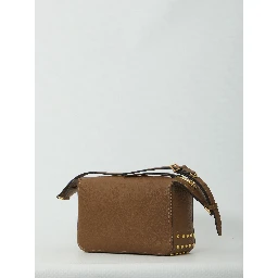 Metal Dots mini leather bag