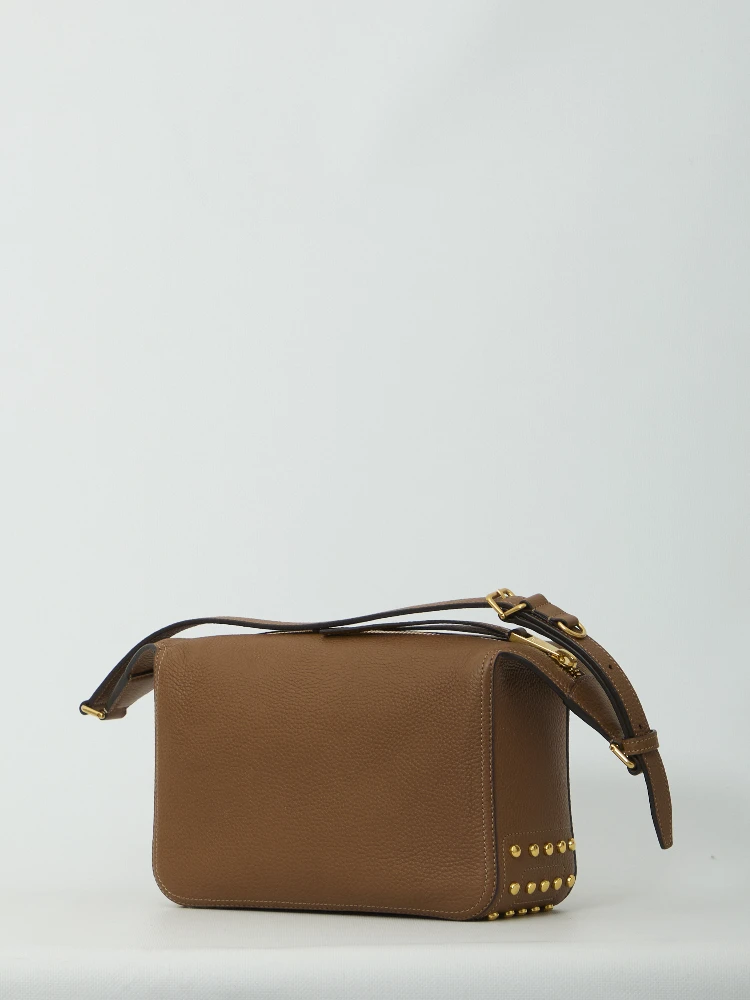 Metal Dots mini leather bag alternative