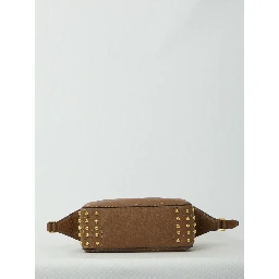 Metal Dots mini leather bag