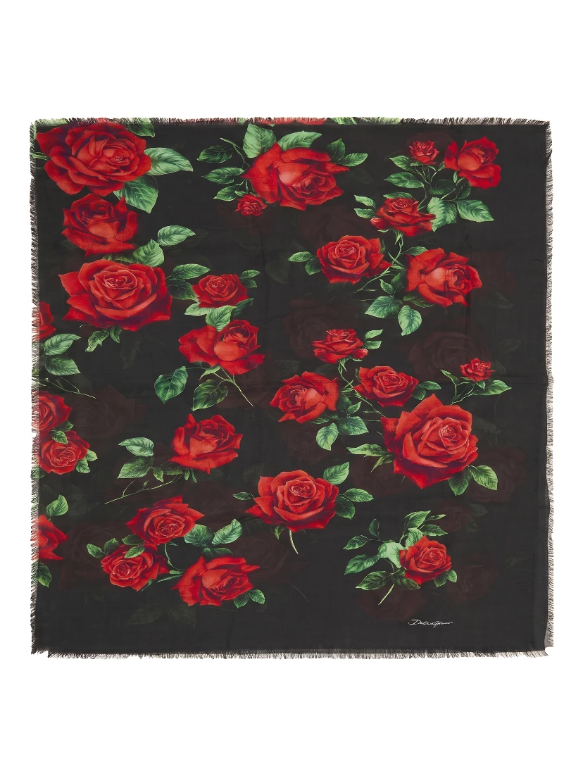 Red Rose scarf