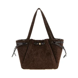 Brown Bovine Leather Tote Bag