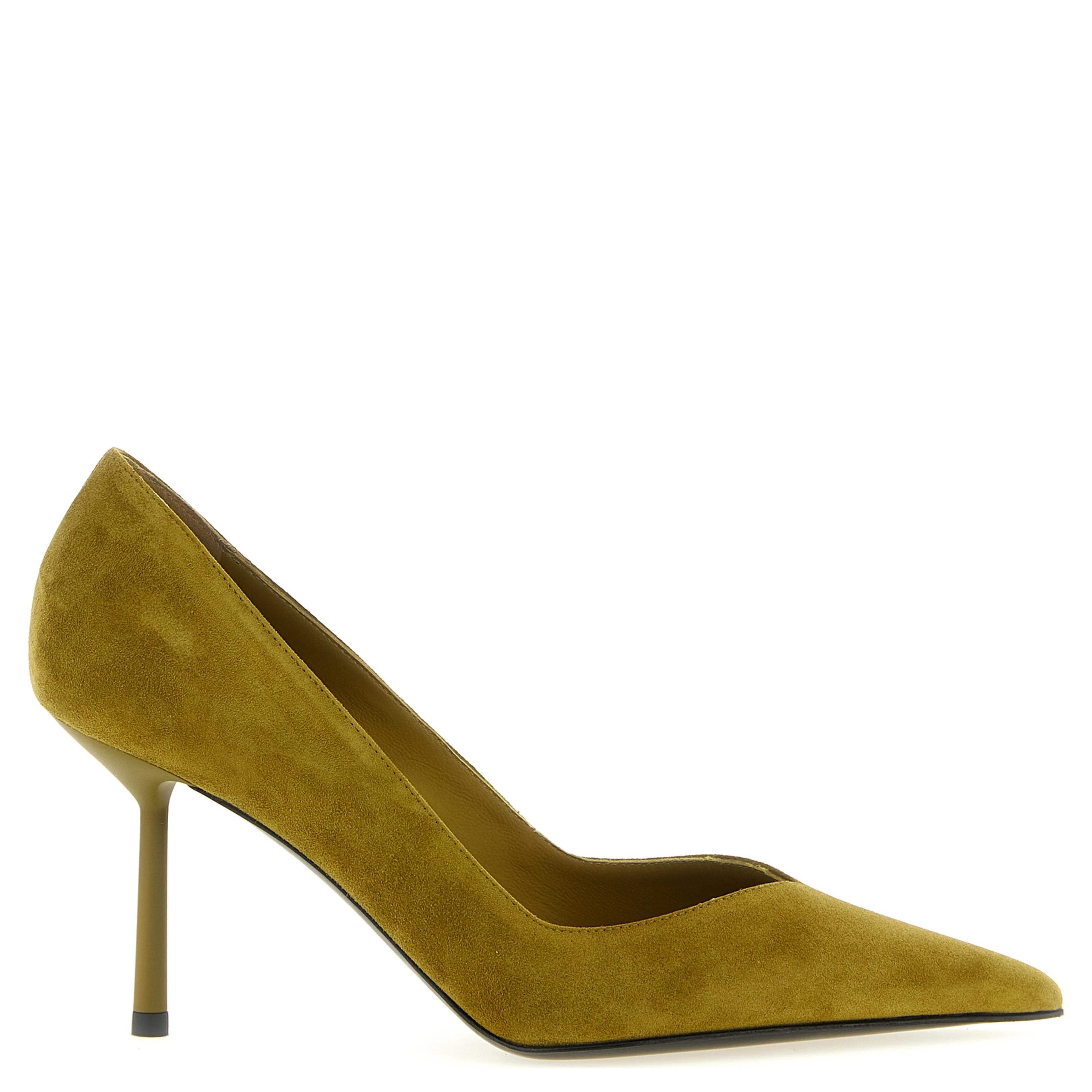 Bicolor Lambskin High Heel Pumps