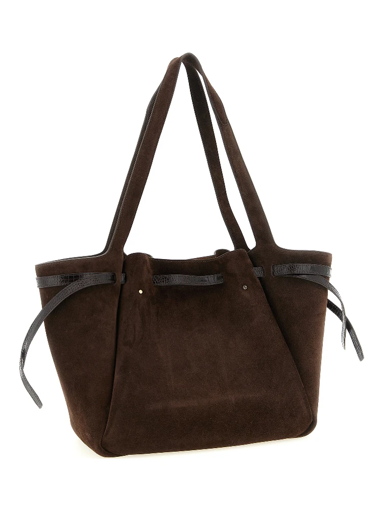 Brown Bovine Leather Tote Bag alternative