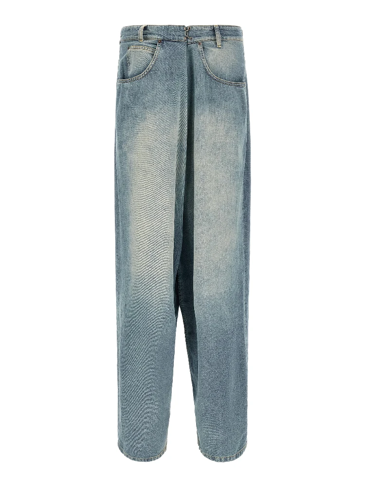 Blue Cotton Jeans Denim