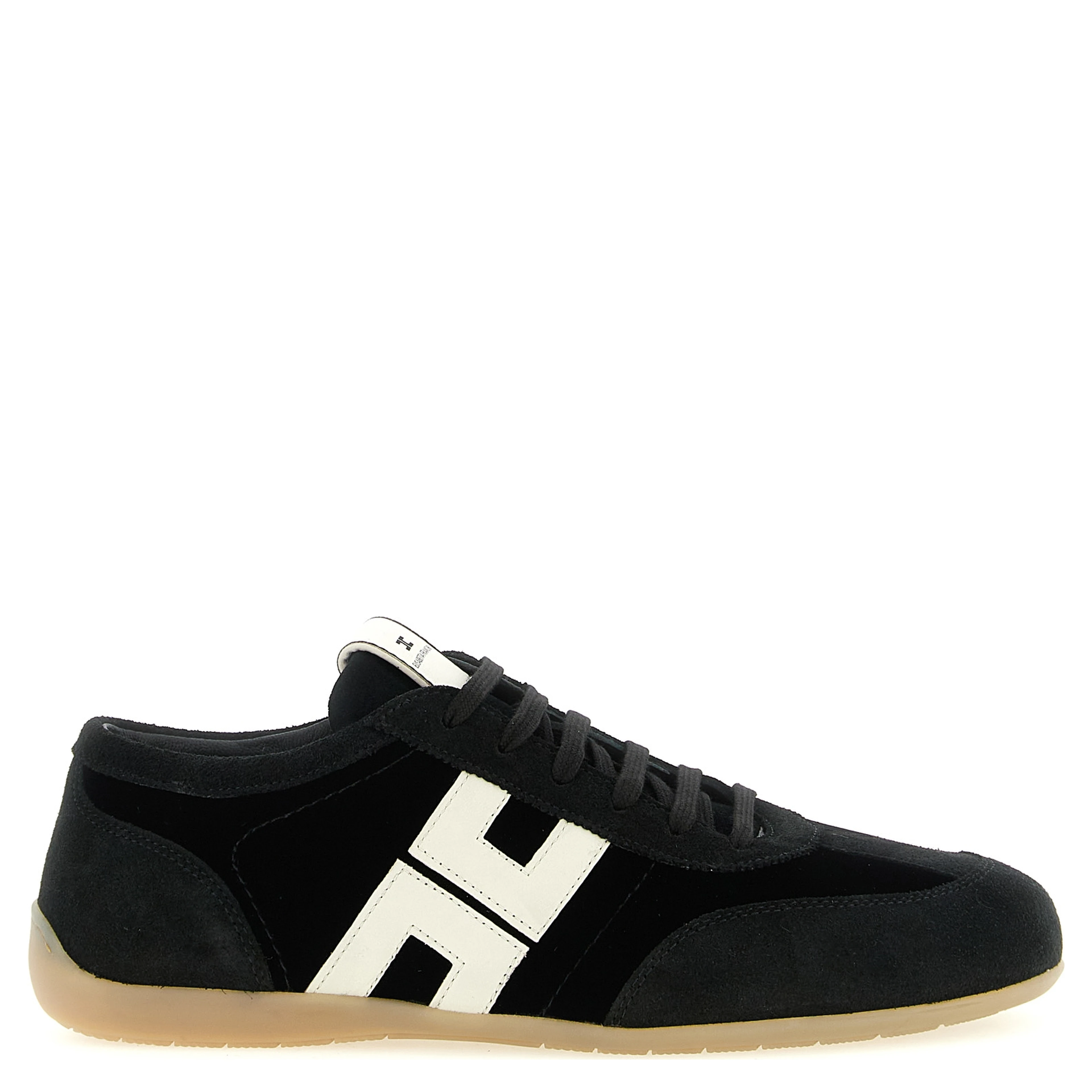 Bicolor Leather Low Top Sneakers