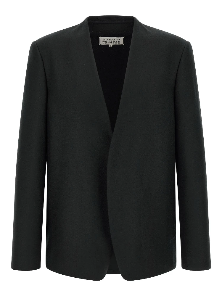 Black Virgin Wool Blazer
