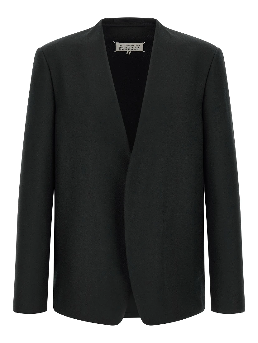Black Virgin Wool Blazer