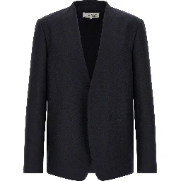 Blue Virgin Wool Blazer
