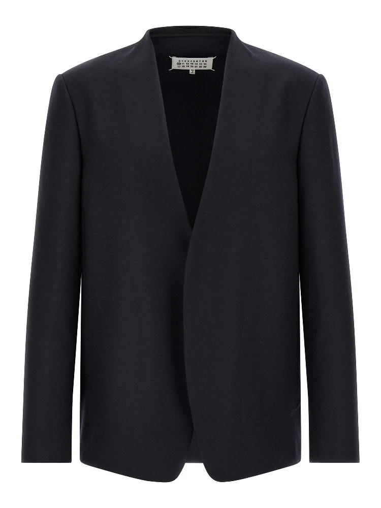 Blue Virgin Wool Blazer