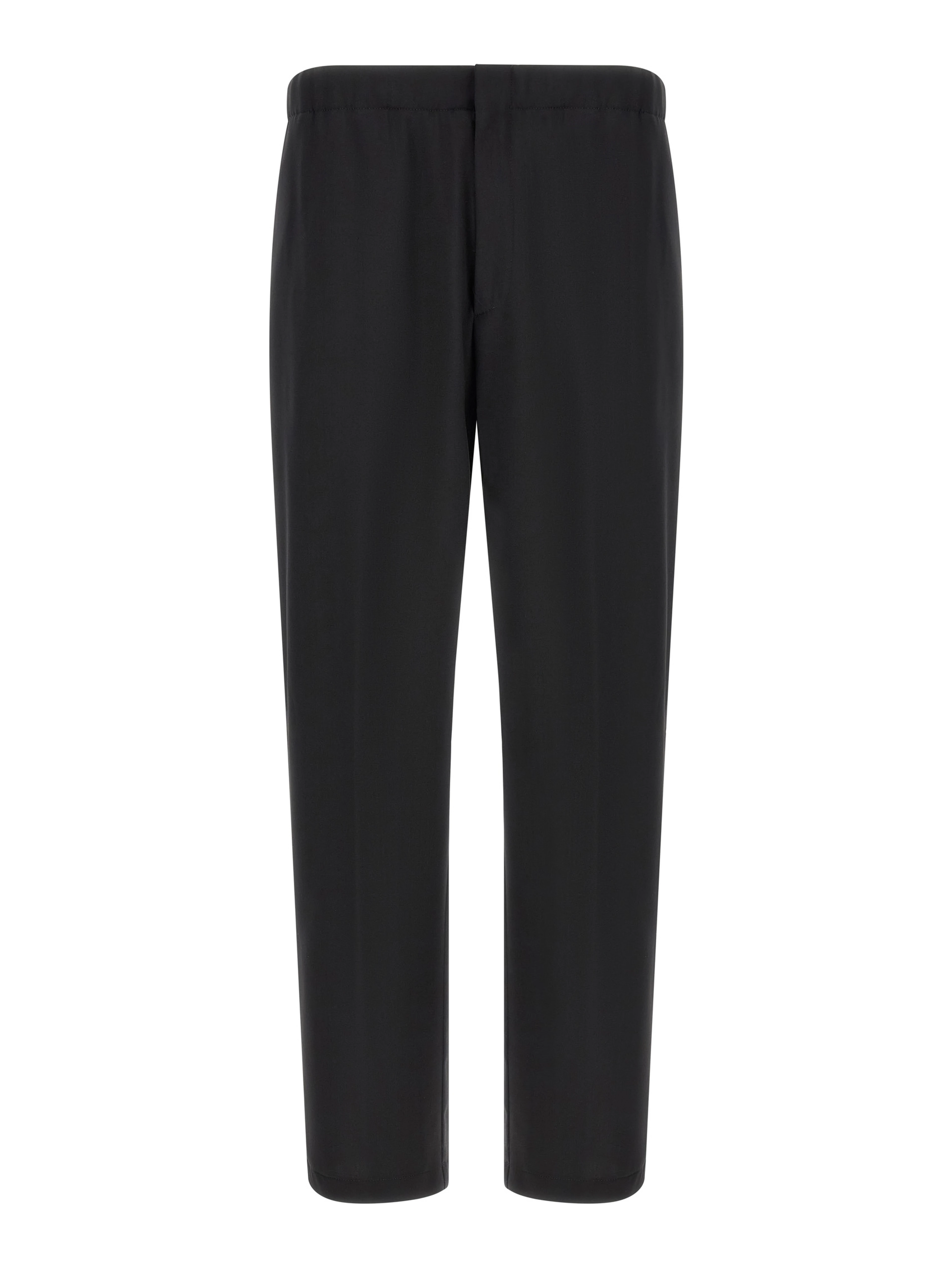 Black Virgin Wool Dress Pants