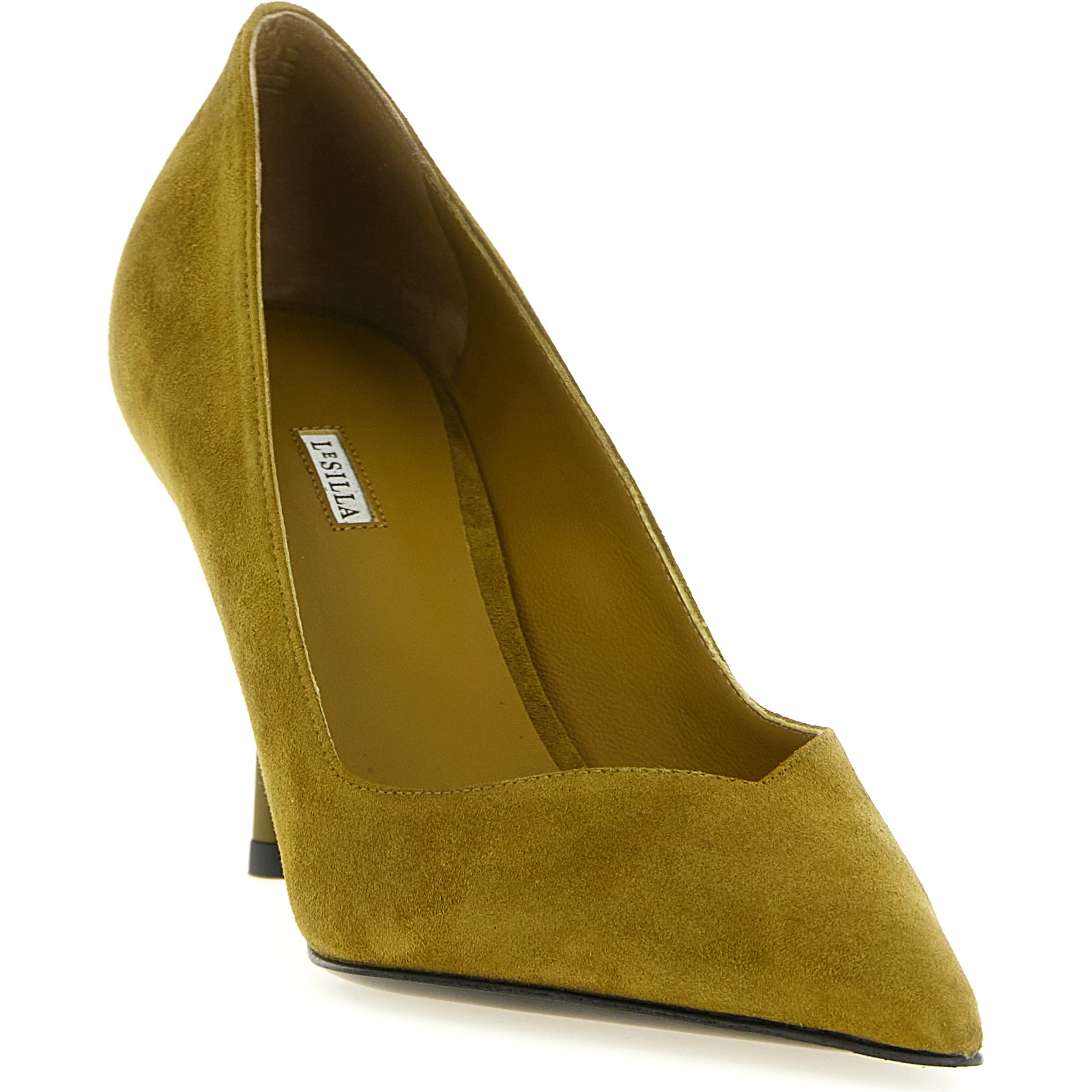 Bicolor Lambskin High Heel Pumps