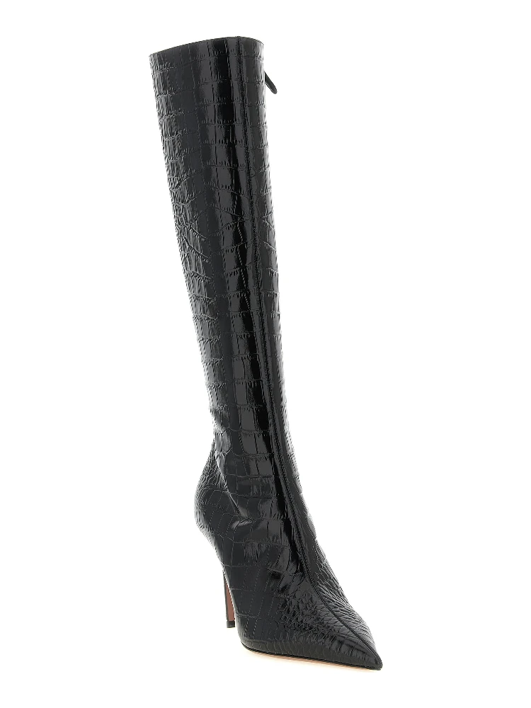 Black Calfskin Over The Knee alternative